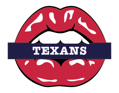 Houston Texans Lips Logo vinyl decal